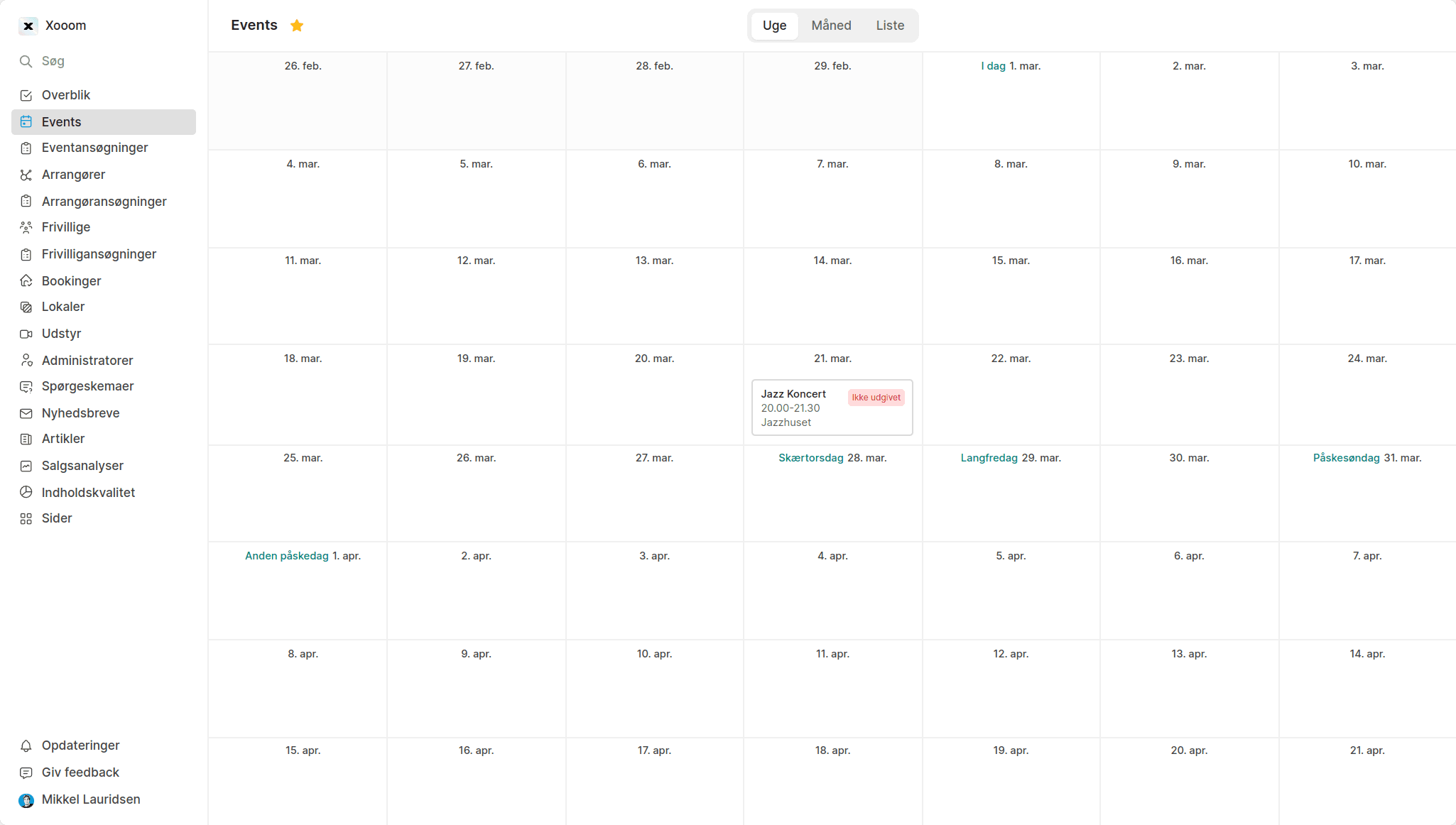 Udlej dine lokaler og udstyr pålideligt